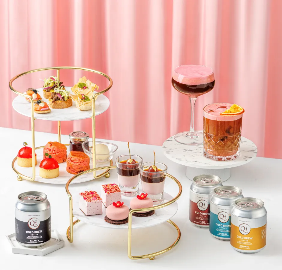 Pink October Tea Set
